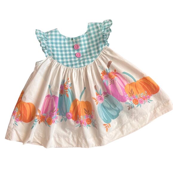 Eleanor  Rose Other - Eleanor Rose 18m Pumpkin Tunic Swing Top Dress Cutesy Boho Fall Gingham